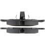 MPA 1003-0947M Quality-Built Black Series Semi-Metallic Brake Pads w/ Hardware