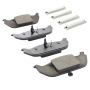 MPA 1003-0952C Quality-Built Black Series Ceramic Brake Pads w/ Hardware