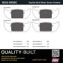MPA 1003-0952C Quality-Built Black Series Ceramic Brake Pads w/ Hardware
