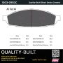 MPA 1003-0953C Quality-Built Black Series Ceramic Brake Pads w/ Hardware