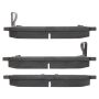 MPA 1003-0954C Quality-Built Black Series Ceramic Brake Pads w/ Hardware