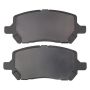 MPA 1003-0956C Quality-Built Black Series Ceramic Brake Pads w/ Hardware