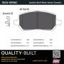 MPA 1003-0956C Quality-Built Black Series Ceramic Brake Pads w/ Hardware