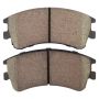 MPA 1003-0957C Quality-Built Black Series Ceramic Brake Pads w/ Hardware