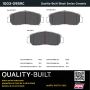 MPA 1003-0959C Quality-Built Black Series Ceramic Brake Pads w/ Hardware