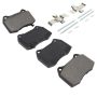 MPA 1003-0960C Quality-Built Black Series Ceramic Brake Pads w/ Hardware