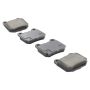 MPA 1003-0961AM Quality-Built Black Series Semi-Metallic Brake Pads w/ Hardware