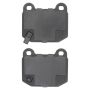 MPA 1003-0961M Quality-Built Black Series Semi-Metallic Brake Pads w/ Hardware