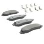 MPA 1003-0962M Quality-Built Black Series Semi-Metallic Brake Pads w/ Hardware