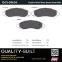 MPA 1003-0962M Quality-Built Black Series Semi-Metallic Brake Pads w/ Hardware