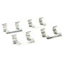 MPA 1003-0962M Quality-Built Black Series Semi-Metallic Brake Pads w/ Hardware