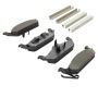 MPA 1003-0963M Quality-Built Black Series Semi-Metallic Brake Pads w/ Hardware