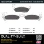 MPA 1003-0963M Quality-Built Black Series Semi-Metallic Brake Pads w/ Hardware