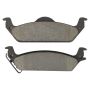 MPA 1003-0963M Quality-Built Black Series Semi-Metallic Brake Pads w/ Hardware