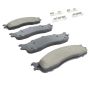 MPA 1003-0965C Quality-Built Black Series Ceramic Brake Pads w/ Hardware