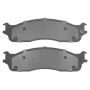MPA 1003-0965C Quality-Built Black Series Ceramic Brake Pads w/ Hardware