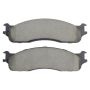 MPA 1003-0965C Quality-Built Black Series Ceramic Brake Pads w/ Hardware