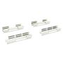 MPA 1003-0965C Quality-Built Black Series Ceramic Brake Pads w/ Hardware