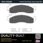 MPA 1003-0965M Quality-Built Black Series Semi-Metallic Brake Pads w/ Hardware