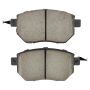 MPA 1003-0969C Quality-Built Black Series Ceramic Brake Pads w/ Hardware