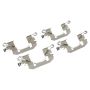 MPA 1003-0969C Quality-Built Black Series Ceramic Brake Pads w/ Hardware