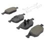 MPA 1003-0970M Quality-Built Black Series Semi-Metallic Brake Pads w/ Hardware