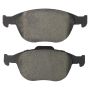 MPA 1003-0970M Quality-Built Black Series Semi-Metallic Brake Pads w/ Hardware