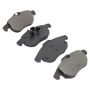 MPA 1003-0972AC Quality-Built Black Series Ceramic Brake Pads w/ Hardware