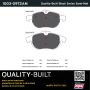MPA 1003-0972AM Quality-Built Black Series Semi-Metallic Brake Pads w/ Hardware