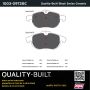 MPA 1003-0972BC Quality-Built Black Series Ceramic Brake Pads w/ Hardware