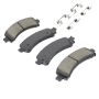 MPA 1003-0974AC Quality-Built Black Series Ceramic Brake Pads w/ Hardware