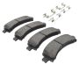 MPA 1003-0974AM Quality-Built Black Series Semi-Metallic Brake Pads w/ Hardware