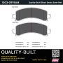 MPA 1003-0974AM Quality-Built Black Series Semi-Metallic Brake Pads w/ Hardware