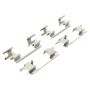 MPA 1003-0974AM Quality-Built Black Series Semi-Metallic Brake Pads w/ Hardware