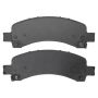MPA 1003-0974C Quality-Built Black Series Ceramic Brake Pads w/ Hardware