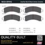MPA 1003-0974C Quality-Built Black Series Ceramic Brake Pads w/ Hardware