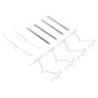 MPA 1003-0976AC Quality-Built Black Series Ceramic Brake Pads w/ Hardware