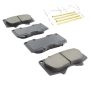 MPA 1003-0976C Quality-Built Black Series Ceramic Brake Pads w/ Hardware