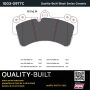 MPA 1003-0977C Quality-Built Black Series Ceramic Brake Pads w/ Hardware