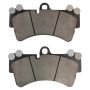 MPA 1003-0977C Quality-Built Black Series Ceramic Brake Pads w/ Hardware