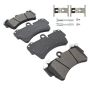 MPA 1003-0977M Quality-Built Black Series Semi-Metallic Brake Pads w/ Hardware