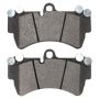 MPA 1003-0977M Quality-Built Black Series Semi-Metallic Brake Pads w/ Hardware