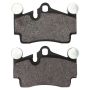 MPA 1003-0978C Quality-Built Black Series Ceramic Brake Pads w/ Hardware