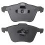 MPA 1003-0979M Quality-Built Black Series Semi-Metallic Brake Pads w/ Hardware