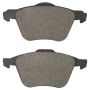 MPA 1003-0979M Quality-Built Black Series Semi-Metallic Brake Pads w/ Hardware