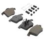 MPA 1003-0980M Quality-Built Black Series Semi-Metallic Brake Pads w/ Hardware