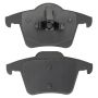 MPA 1003-0980M Quality-Built Black Series Semi-Metallic Brake Pads w/ Hardware