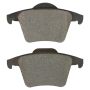 MPA 1003-0980M Quality-Built Black Series Semi-Metallic Brake Pads w/ Hardware