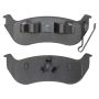 MPA 1003-0981C Quality-Built Black Series Ceramic Brake Pads w/ Hardware