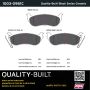 MPA 1003-0981C Quality-Built Black Series Ceramic Brake Pads w/ Hardware